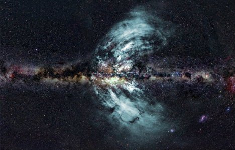 Linnutee galaktika keskpunktist väljub tohutu kiirgus