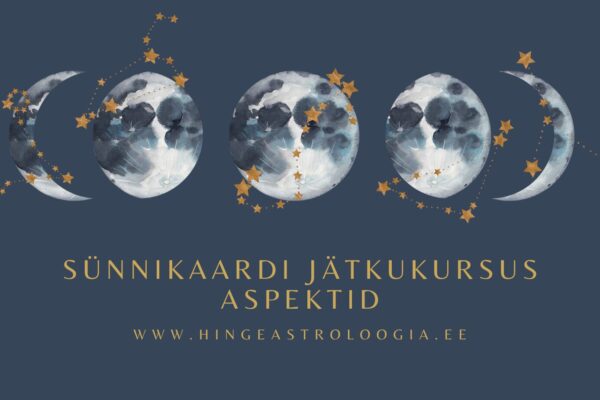 Astroloogia kursus – ASPEKTID sünnikaardis – sünnikaardi õpetus 2.osa